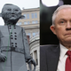 These Activists Erected a Statue of Jeff Sessions as a Confederate General–And Then Tore It Right Down